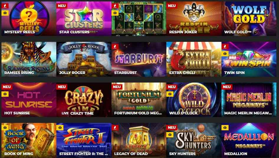 EnergyCasino Spiele