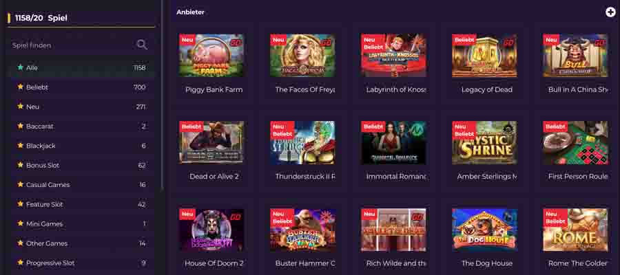 screenshot betzest casino games