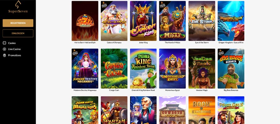 screenshot super seven casino games