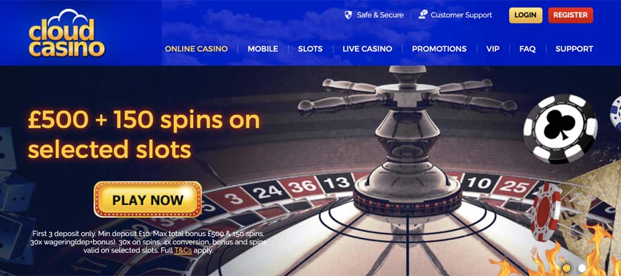 screenshot cloud casino bonus